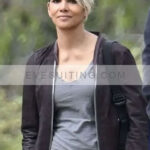 The Union 2024 Halle Berry Brown Leather Jacket