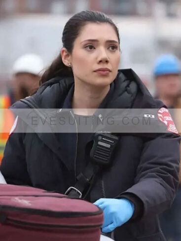 Violet Mikami Chicago Fire Season 12 Hooded Jacket
