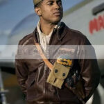 Alexander Jefferson Masters of the Air S01 Brown Leather Jacket