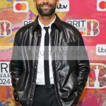 BRIT Awards 2024 Kingsley Ben-Adir Leather Jacket