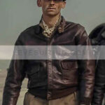Edward Ashley Masters of the Air 2024 Leather Jacket