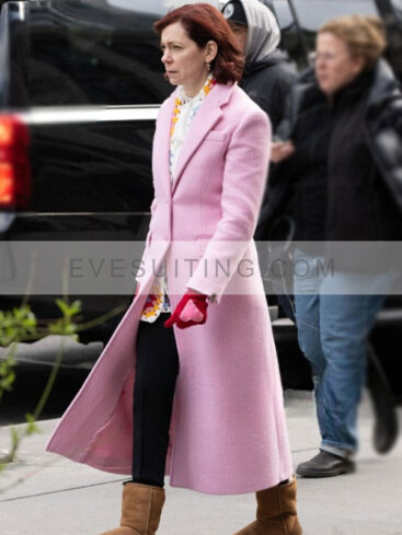Elsbeth Tascioni Pink Wool Coat