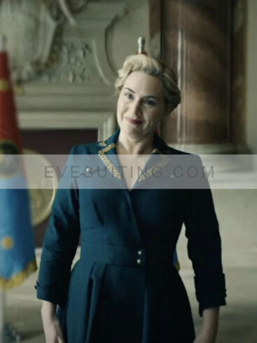 Kate Winslet Blue Coat