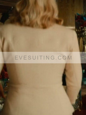 Kate Winslet The Regime 2024 Cream Wool Blazer