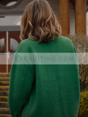 Aimee Teegarden Green Wool Jacket
