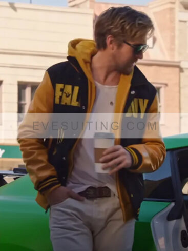 Black And Yellow Ryan Gosling Varsity Jacket