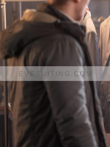 Connor Storrie Grey Sherpa Hooded Jacket