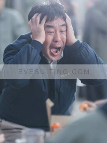 Ryu Seung-ryong TV Series Chicken Nugget 2024 Choi Seon Man Blue Bomber Jacket