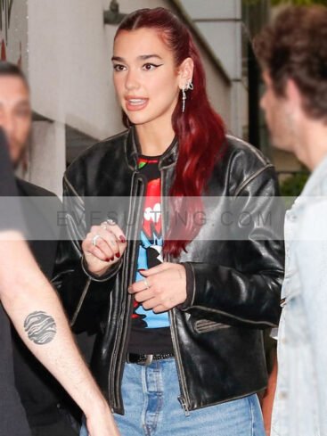 Dua Lipa Leather Jacket