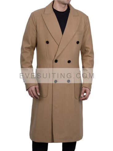 Beige Wool Trench Coat