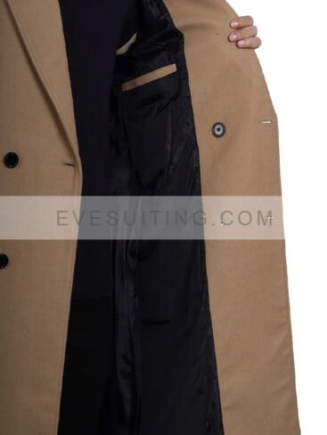 Beige Wool Trench Coat Mens