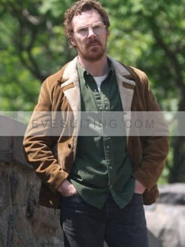 Vincent TV Series Eric Season 1 Benedict Cumberbatch Brown Corduroy Shearling Jacket