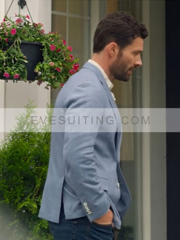 Alex Movie Junebug 2024 Aaron O’Connell Blue Suiting Blazer