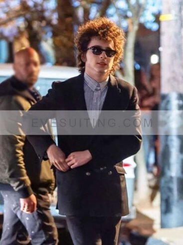 A Complete Unknown Timothée Chalamet Black Coat