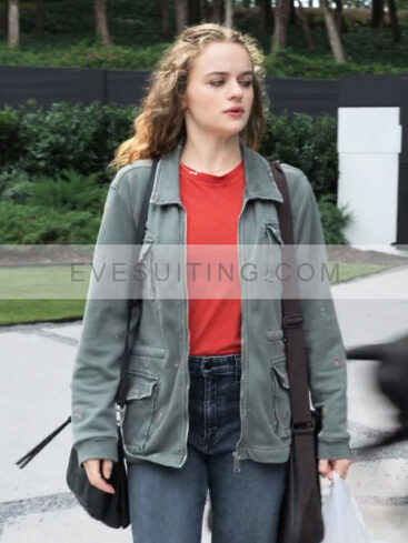 A Family Affair 2024 Joey King Grey Jacket