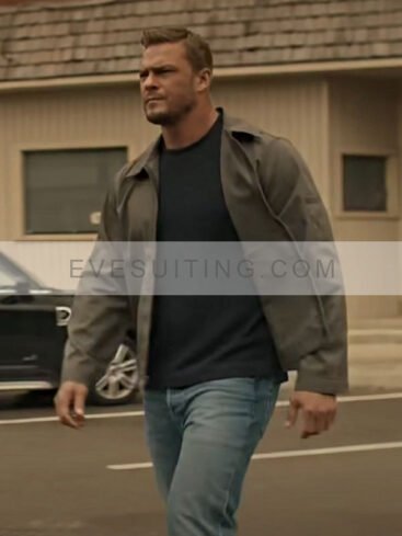 Alan Ritchson Grey Jacket