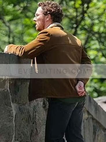 Benedict Cumberbatch Brown Shearling Jacket