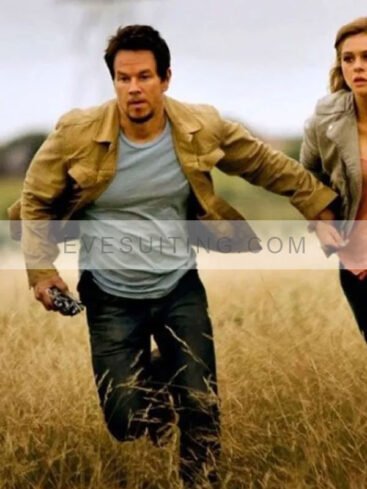 Cade Yeager Transformers Age of Extinction Mark Wahlberg Light Brown Jacket