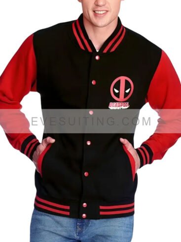 Deadpool Varsity Letterman Jacket