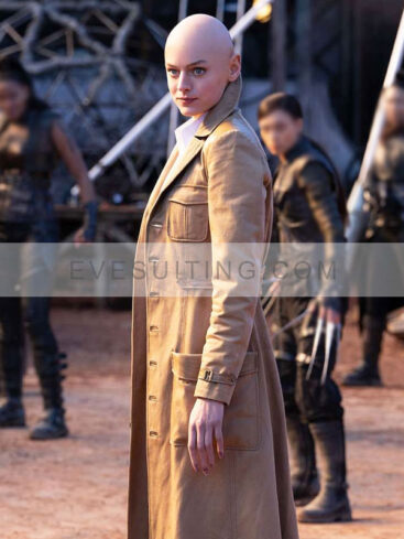 Emma Corrin Movie Deadpool & Wolverine 2024 Cassandra Nova Long Coat