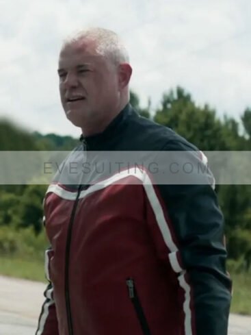 Eric Dane One Fast Move 2024 Dean Miller Moto Racer Leather Jacket