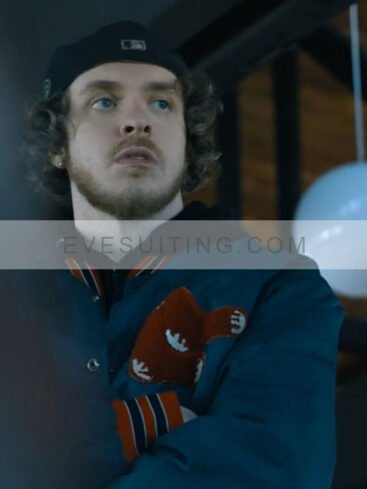 Jack Harlow Blue Varsity Jacket