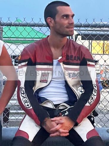 KJ Apa One Fast Move 2024 Racer Leather Jacket