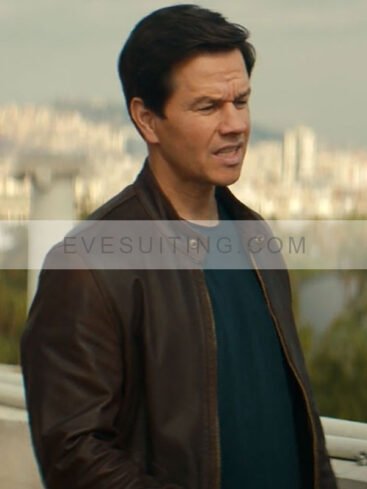 Mark Wahlberg Uncharted Victor Sullivan Leather Jacket