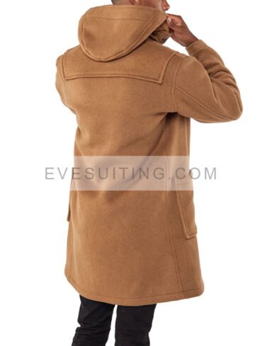 Men's Camel Duffle Wool Coat