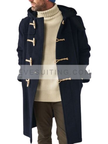 Men's Navy Blue Duffle Coat