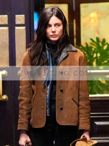 Monica Barbaro A Complete Unknown Suede Leather Jacket