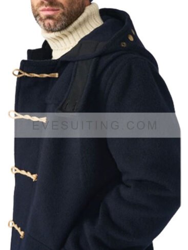 Navy Blue Duffle Coat