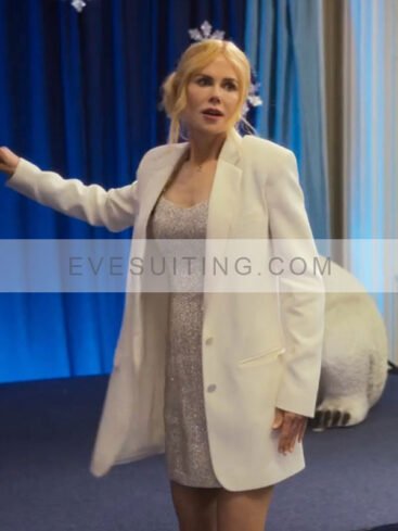 Nicole Kidman A Family Affair 2024 White Coat