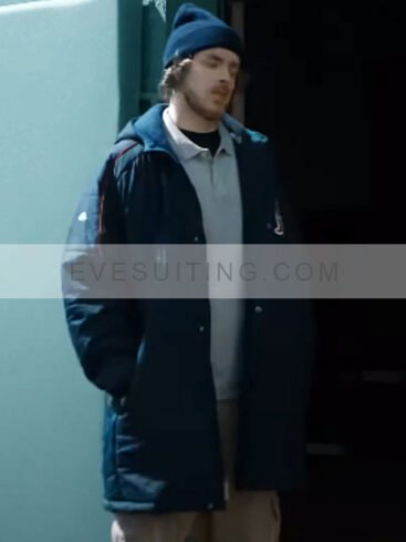 Scalvo Movie The Instigators 2024 Jack Harlow Blue Hooded Jacket