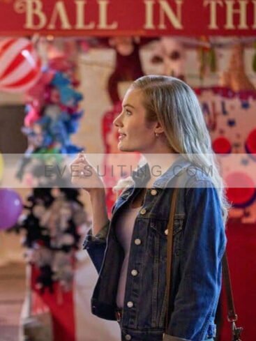 Skyler Samuels Blue Denim Trucker Jacket