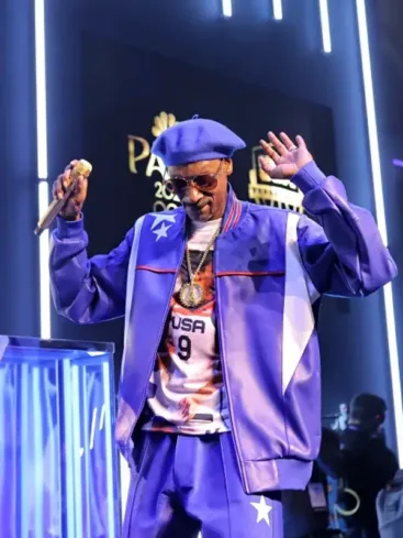 Snoop Dogg Olympic Games Purple Jacket