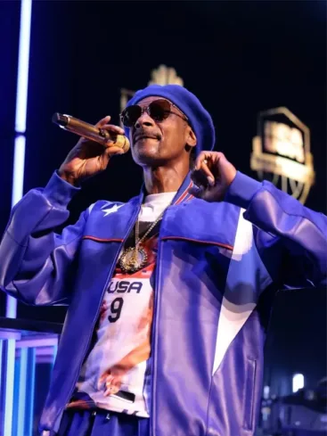 Snoop Dogg Olympic Purple Jacket