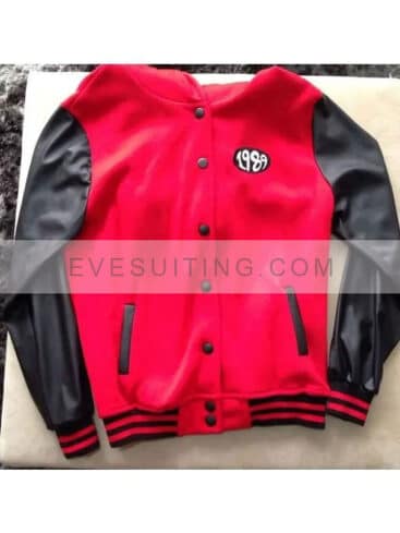 Taylor Swift 1989 Varsity Bomber Hooded Jacket