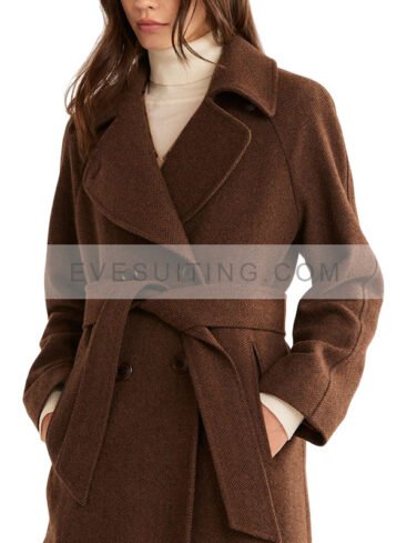 Women's Brown Wool Coat