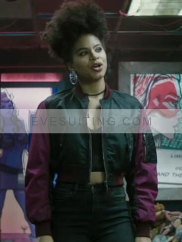 Zazie Beetz Bomber Jacket