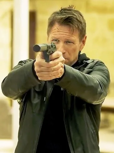 Aaron Eckhart Classified 2024 Leather Jacket