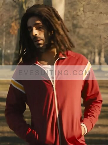 Bob Marley One Love 2024 Red Bomber Jacket