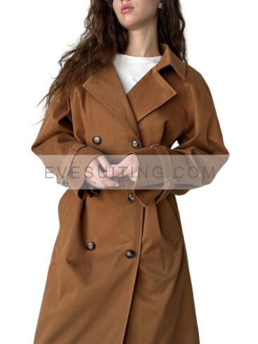 Brown Trench Cotton Coat