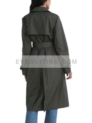 Grey Trench Cotton Coat