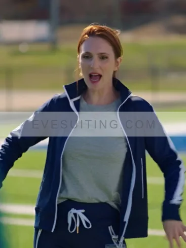 Gwen Sanders English Teacher Season 1 Blue Track Jacket