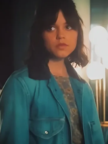 Jenna Ortega Blue Jacket