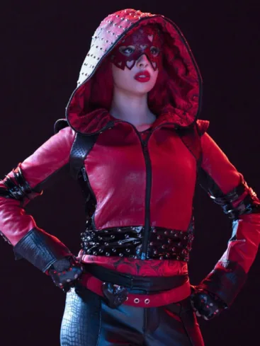 Kylie Cantrall Descendants The Rise Of Red 2024 Studded Leather Jacket