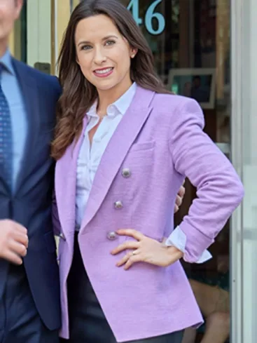 Lacey Chabert Purple Blazer