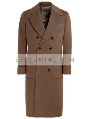 Men's Brown Polo Coat