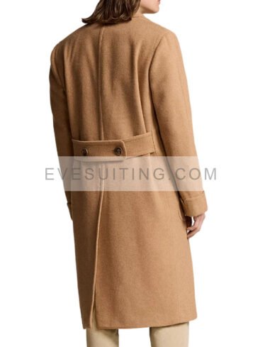 Men's Camel Polo Coat